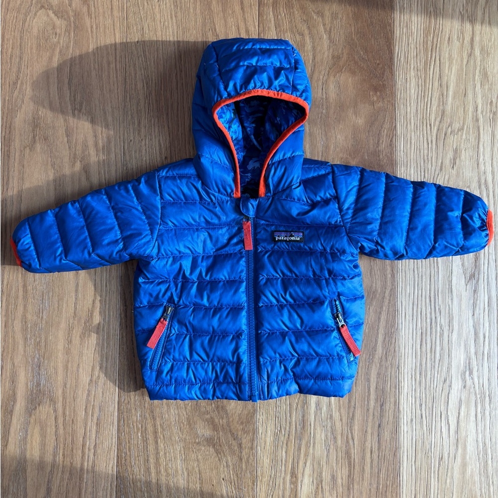 Patagonia baby reversible down sweater jacket